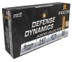 Fiocchi Defense Dynamics Centerfire Handgun Ammo 9mm 147 gr  JHP 50 rd 