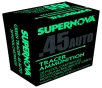 Supernova PMSN45ACG Green Tracer Non Corrosive 45ACP 225gr Full Metal Jacket 20 Rounds