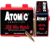 Atomic Ammunition 00426 Rifle Match 308Win 168gr Hollow Point Boat Tail 50 Rounds