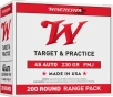 Winchester USA Pistol Ammo 45 ACP Full Metal Jacket 230 Grain 200 Rounds