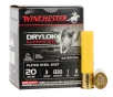 Winchester Drylok Magnum Plated Load 20 ga  3 in  1 oz  2 Shot 25 rd 