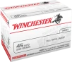Winchester USA Pistol Ammo 45 ACP 230 gr  FMJ 100 rd 