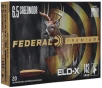 Federal Premium ELD-X 6 5 Creedmoor Extremely Low Drag-Expanding 143 Grain 20 Rounds