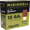 Aguila Minishell Shotgun Load 12 ga  1 75 in  5 8 oz  Buck 25 rd 
