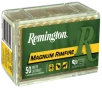 Remington Magnum Rimfire Ammo 22 Winchester Magnum Rimfire Jacketed Hollow Point 40 Grain 50 Rounds