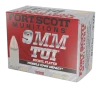Fort Scott Munitions 9MM080SCVNIC Tumble Upon Impact  TUI   9mmLuger 80gr Solid Copper Spun 20 Rounds