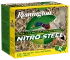 Remington Ammunition 20658 Nitro-Steel High Velocity 12Gauge 2 75  1 1 4oz 4Shot 25 Rounds