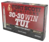 Fort Scott Munitions Rifle Ammo 30-30 Win  130 gr  TUI 20 rd 
