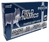 Fiocchi Field Dynamics Centerfire Rifle Ammo 22-250 Rem  55 gr  PSP 20 rd 