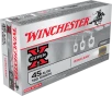 Winchester Ammo WC451 Super X  45ACP 185gr Winclean Brass Enclosed Base 50 Rounds