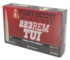 Fort Scott Munitions 223055SCV Tumble Upon Impact  TUI   223Rem 55gr Solid Copper Spun 20 Rounds