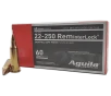 Aguila 8338AG   22-250Rem 60gr InterLock Boat Tail Soft Point 20 Rounds