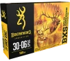 Browning Ammo B192430061 BXS Copper Expansion 30-06Springfield 180gr Lead Free Solid Expansion Polymer Tip 20 Rounds