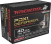 Winchester Ammo S40SWPDB Defender  40S W 165gr Bonded Jacket Hollow Point 20 Rounds