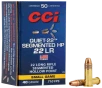 CCI Quiet-22 Rimfire Ammo 22 Long Rifle Segmented Hollow Point 40 Grain 50 Rounds