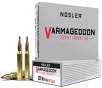 Nosler Varmageddon Rifle Ammunition 308 Win  110 gr  VG FBT 20 rd 