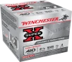 Winchester Super-X High Brass Heavy Game Load 410 ga  2 5 in  1 2 oz  4 Shot 25 rd 