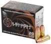 Wilson Combat LA9115ME 9mm Luger Maximum Expansion 115 Grain 20 Rounds