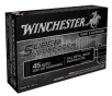 Winchester Super Suppressed 45 Auto Full Metal Jacket Encapsulated 230 Grain 50 Rounds