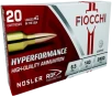 Fiocchi 65PRCRD Hyperformance Match 6 5PRC 140gr Nosler Reduced Drag Factor 20 Per Box 10 Case