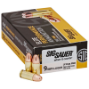 Sig Sauer Elite Performance 9mm Luger FMJ 115 Grain 50 Rounds