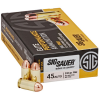 Sig Sauer Elite Ball Performance Pistol Ammo 45 ACP 230 gr  FMJ 50 rd 