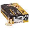 Sig Sauer Elite Ball Performance Pistol Ammo 40S W 180 gr  FMJ 50 rd 