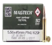 Magtech 556B Tactical Training  5 56x45mmNATO 62gr Full Metal Jacket 50 Rounds