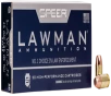 Speer Lawman Pistol Ammo 45 GAP 185 gr  TMJ 50 rd 