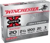 Winchester Super-X Value Pack Buck Shot 20 ga  20 Pellets 3 Buck Shot 15 rd 