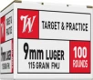 WINCHESTER USA 9MM LUGER - USA9MMVP