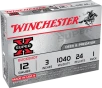 Winchester Ammo XB1231 Super X  12Gauge 3  1Buck Shot 5 Rounds