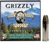 Grizzly Ammo GC44SP5   44Special 240gr Jacketed Hollow Point 20 Per Box 10 Case