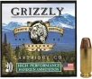 Grizzly Ammo GC40SW5   40S W 200gr Full Metal Jacket Flat Point 20 Per Box 10 Case