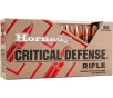 Hornady Critical Defense Rifle Ammo 308 Win  155 gr  FTX 20 rd 