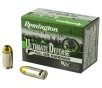 Remington Ultimate Defense 45 ACP Brass Jacketed Hollow Point 185 Grain 20 Rounds