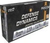 Fiocchi Defense Dynamics Centerfire Handgun Ammo 9mm 115 gr  JHP 50 rd 