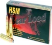 HSM 458SOCOM1N Bear Load  458 SOCOM 350 gr Jacketed Flat Point 20 Rounds