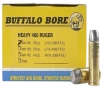 Buffalo Bore Ammunition 13A20 Heavy Strictly Business 480Ruger 370gr Lead Flat Nose 20 Rounds