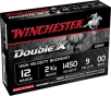 Winchester Ammo SB1200 Double X High Velocity 12Gauge 2 75 quot  9Pellets 00Buck Shot 5 Rounds