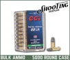 CCI Pistol Match 22 Long Rifle Lead Round Nose 40 Grain - CASE   5000 Rounds