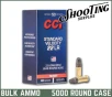 CCI Standard Velocity 22 Long Rifle Lead Round Nose 40 Grain - CASE   5000 Rounds