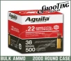 Aguila Ammunition Super Extra 22 Long Rifle Copper Plated Hollow Point 38 Grain - CASE   2000 Rounds