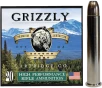 Grizzly Ammo GC45 70 P3   45-70Gov P 350gr Bonded Flat Point 20 Per Box 10 Case