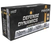 FIOCCHI DEFENSE DYNAMICS 10MM 180GR JHP 50RD BX 500RD CASE