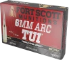 Fort Scott Munitions 6ARC-090-SCV2 Tumble Upon Impact  TUI   6ARC 90gr Solid Copper Spun 20 Per Box 10 Case