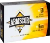 Armscor 9mm Luger 147gr Fmj - 50rd 20bx cs Subsonic