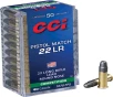 Cci Pistol Match 22lr 40gr - Lead-rn 1070fps 50rd 100bx cs