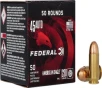 Federal Ae 45 Acp 230gr Fmj - 50rd 10bx cs