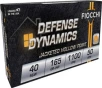 Fiocchi 40 Sw 165gr Jhp - 50rd 20bx cs